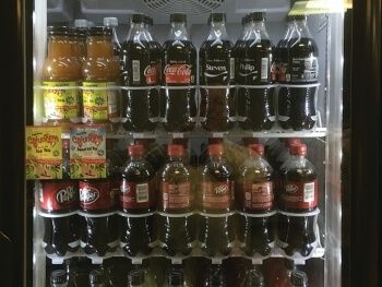 ''Nat Sweet'' tea in dat cooler at da AT&T Call Center in Lafayette, Louisiana.  Dey must uh drunk all dat ''Sweet'' tea cause dey need dat suga to talk on dat phone? 