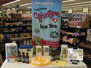 Saturday demo at Calandros on Perkins Road in Baton Rouge, Louisiana - Sold every sip uh dat tea we brought in!